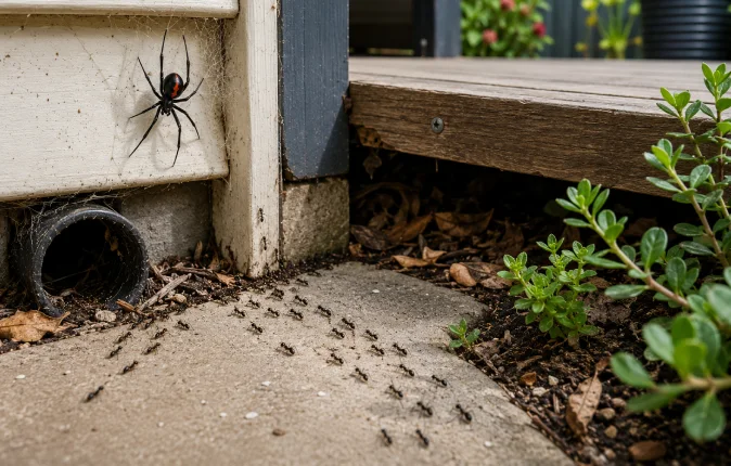 spider and ant control in aldinga